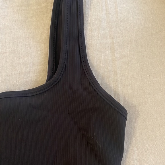 Amazon Square Neck Ribbed Tank Top - Picture 4 of 4